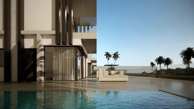 Villas de lujo de nueva construcción en primera línea de pla