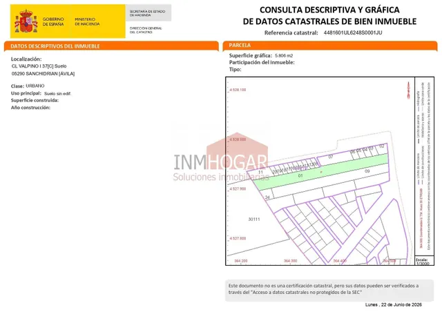¡Oportunidad única para vecinos de Valpinos! Terreno urbano  - foto 3