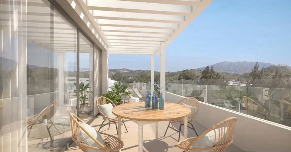 Modernos y ámplios apartamentos de 2 , 3 y 4 dormitorios  en venta en La Cala de Mijas