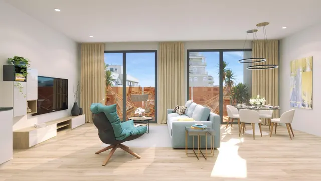 APARTAMENTO OBRA NUEVA CON PISCINA, GIMNASIO Y SAUNA — 4