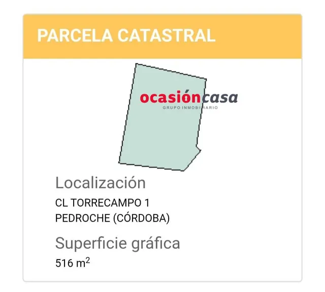 SOLAR EN VENTA EN PEDROCHE — 2