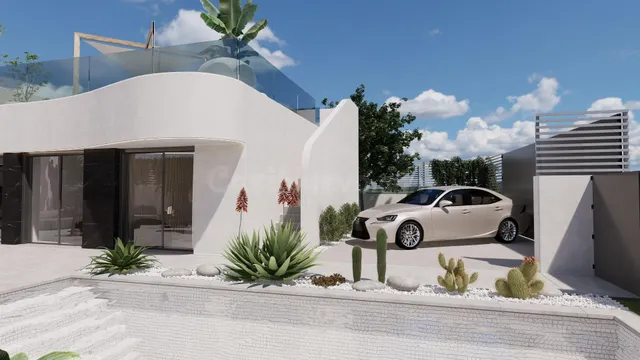 Villa independiente de obra nueva con piscina privada y amplio solarium | ciudad quesada — 4