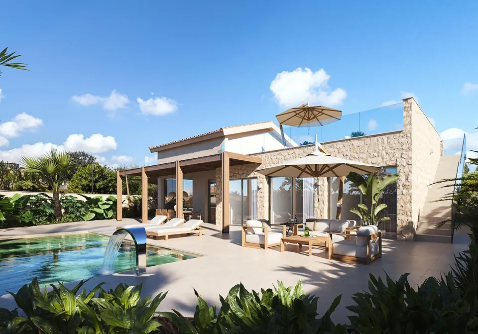 Villa de 3 dormitorios a solo 150 metros de la playa en Cabo de Palos, Costa Cálida