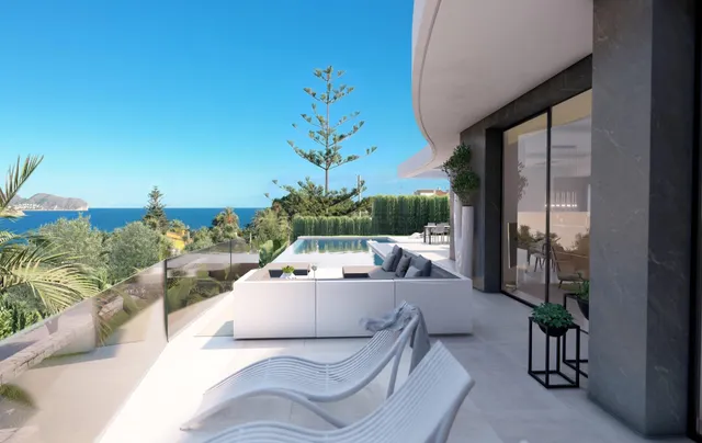 VILLA DE OBRA NUEVA CON VISTAS AL MAR EN BENISSA — 2