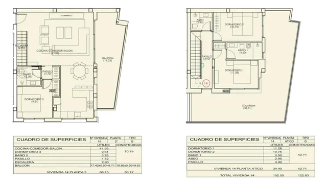 Ático 3 habitaciones 162m² en venta - Playa del Cura — 24