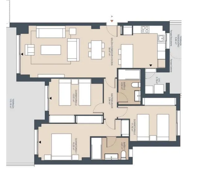 Apartamento 3 habitaciones 112m² en venta - Costa Del Sol — 10