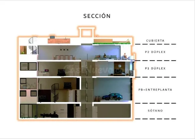Vivienda unifamiliar adosada de diseño contemporáneo con vis - foto 2