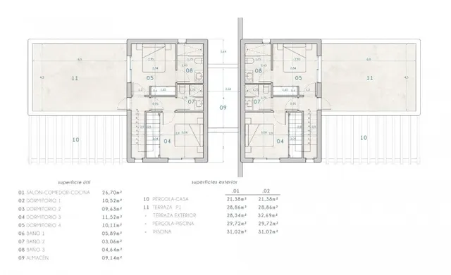 Casa de excellente nueva construcción andando a Moraira - foto 4