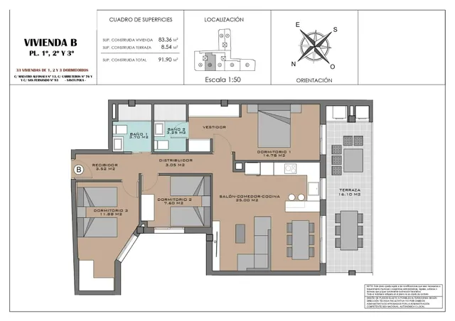 Apartamento 3 habitaciones 92m² en venta - Eroski — 8