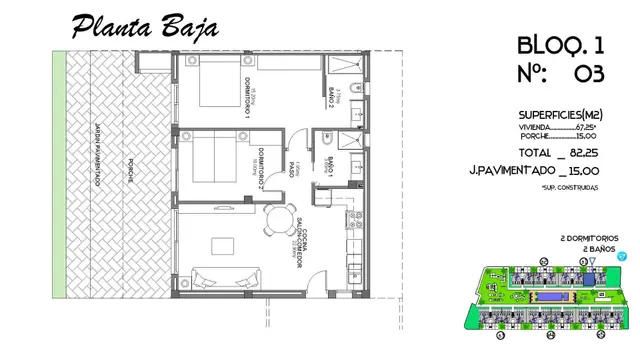 Bungalow 2 habitaciones 67m² en venta - Comunidad valenciana — 20