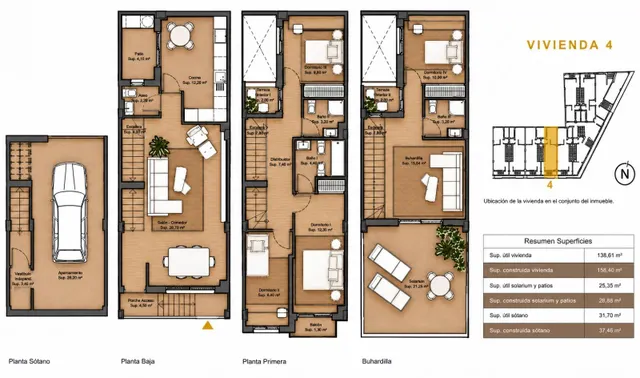 Promoción exclusiva de 10 viviendas tríplex en el sur de Murcia — 31