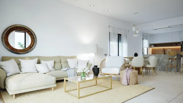 VILLAS DE OBRA NUEVA DE UNA SOLA PLANTA EN CAMPO DE GOLF ALTAONA , MURCIA — 16