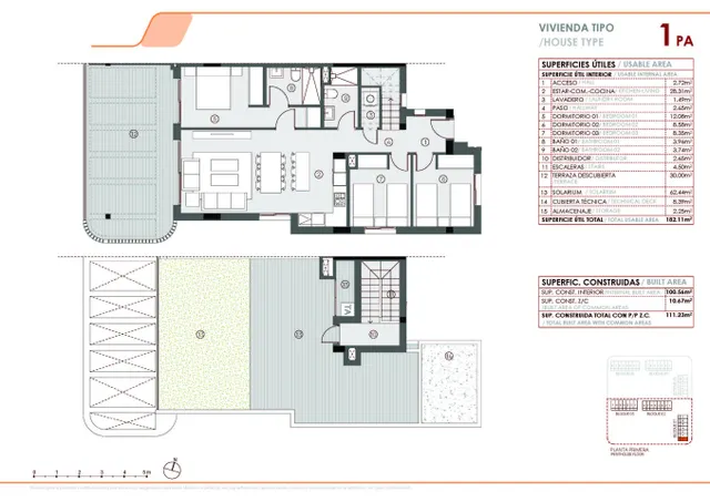 Ático 3 habitaciones 182m² en venta - El limonar — 40