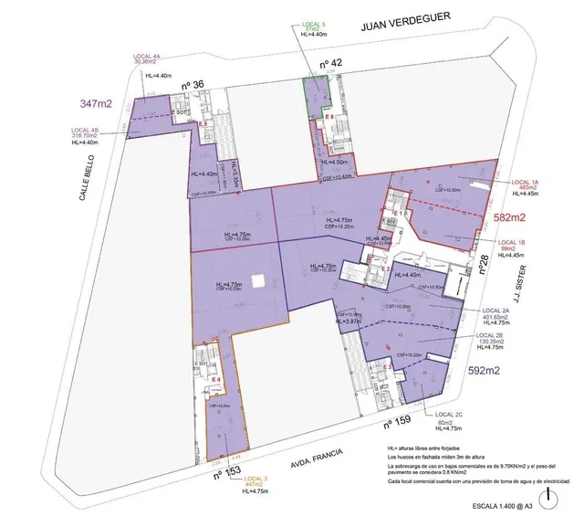 Local comercial 2005m² en venta - Camins al Grau — 6