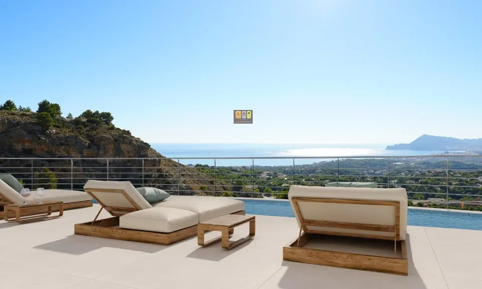 EXCLUSIVA CASA CON VISTAS AL MAR EN LA SIERRA DE ALTEA