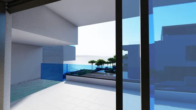 Exclusiva vivienda de obra nueva con jardín, dos terrazas y piscina privada junto al mar en la costa Dalmata — 6