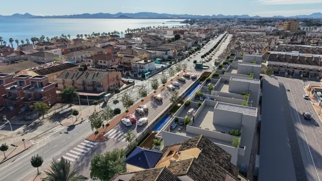 Apartamentos de nueva construcción a 250 m de la playa de Lo
