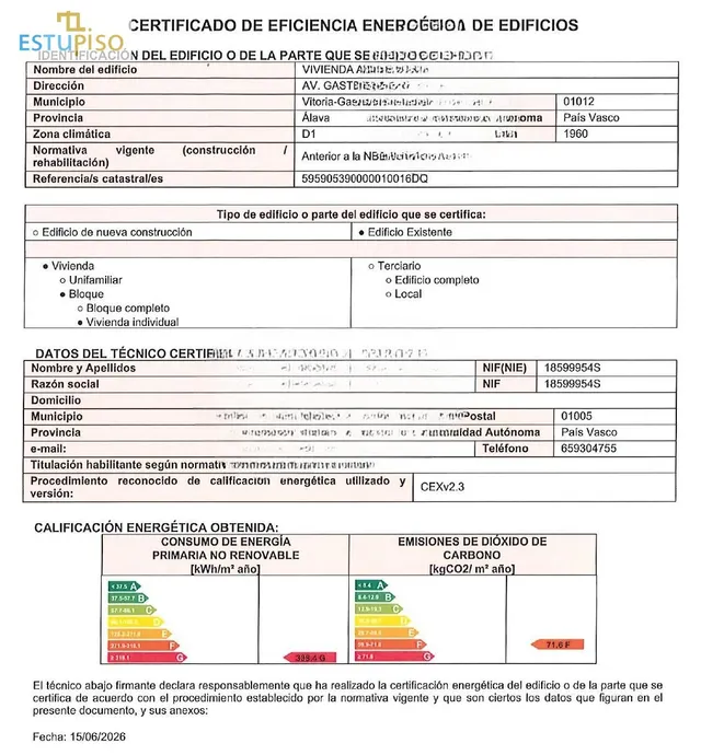 FANTASTICA OPORTUNIDAD 8º PISO 92m2 en AVENIDA GASTEIZ esq. Beato - LUZ Y VISTAS- 3 hab. para entrar a vivir o Actualizar — 35