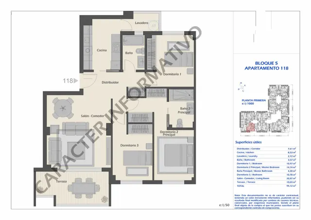 Apartamento de 3 dormitorios y 2 baños. Nueva Andalucía — 23