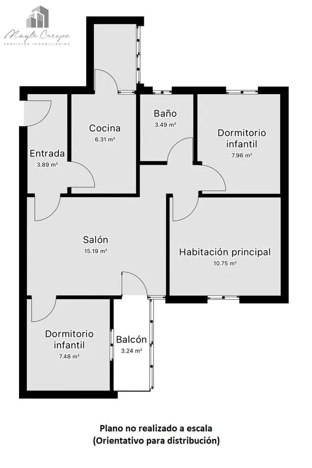 Piso de 3 Dorm. junto al parque Federico Garcia Lorca. — 25