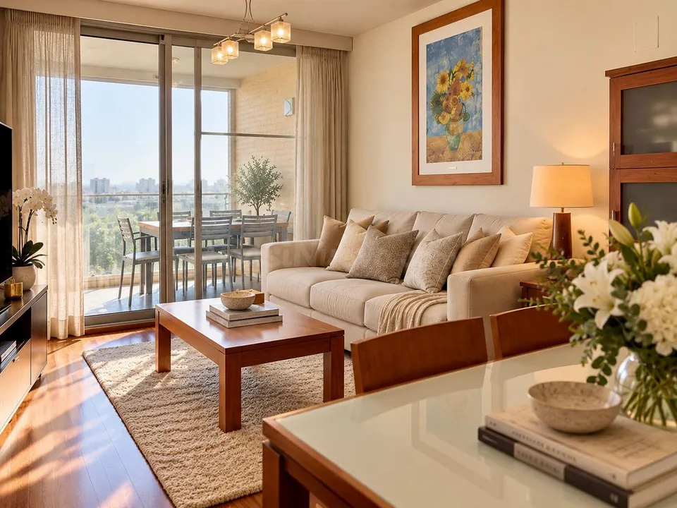 Piso de 4 habitaciones con terraza, piscina y vistas despejadas en Valencia