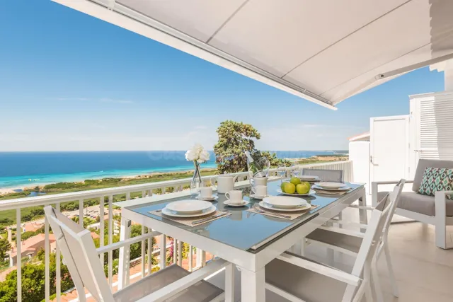 OL49 - Apartamento de 1 habitación con vistas al mar en Son 
