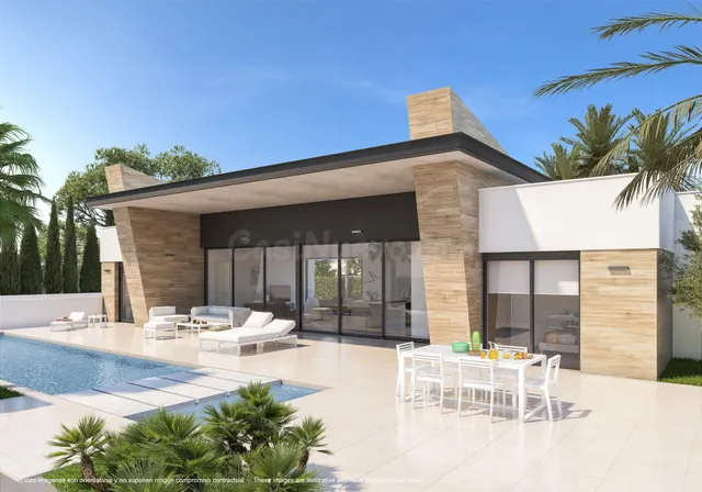 VILLA INDPENDIENTE EN UNA PLANTA DE 3 DORMITORIOS 3 BAÑOS Y 