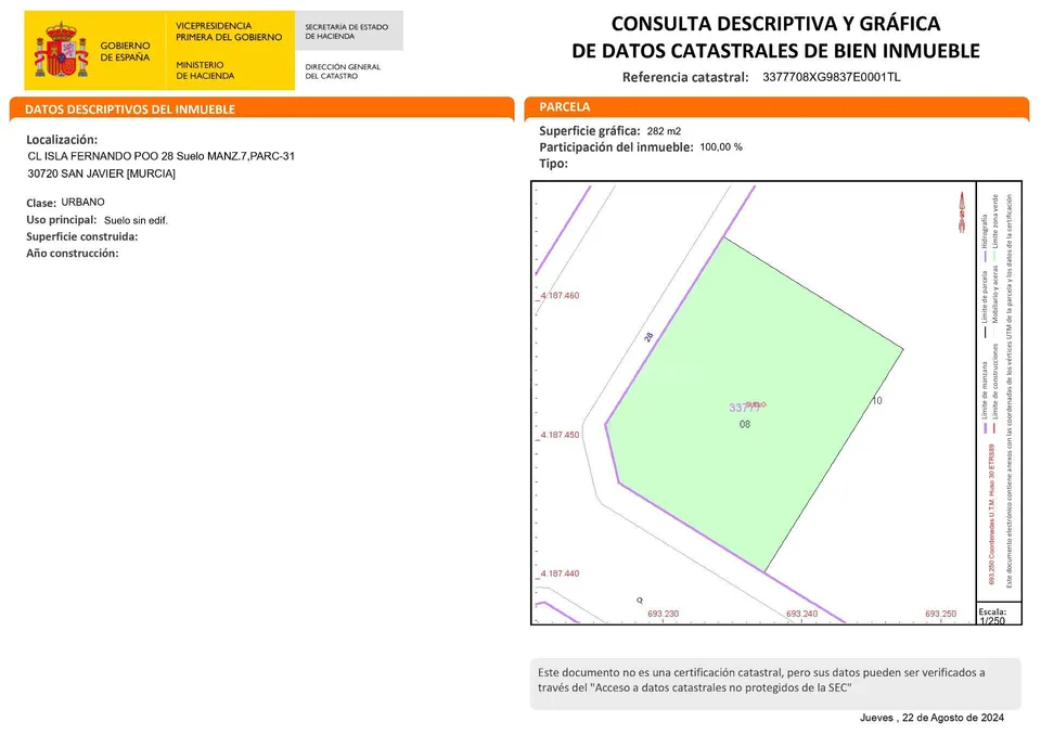 Terreno urbano en venta - zona san blas