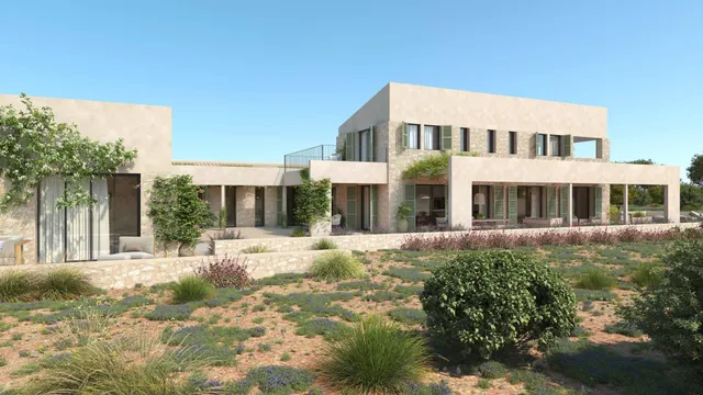 Exclusiva finca de 42.000 m2 en Manacor con espectacular proyecto de villa mallorquina, piscina y casa de invitados — 7
