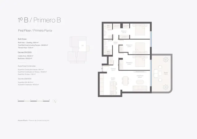 Apartamento 3 habitaciones 112m² en venta - Parque Central — 21