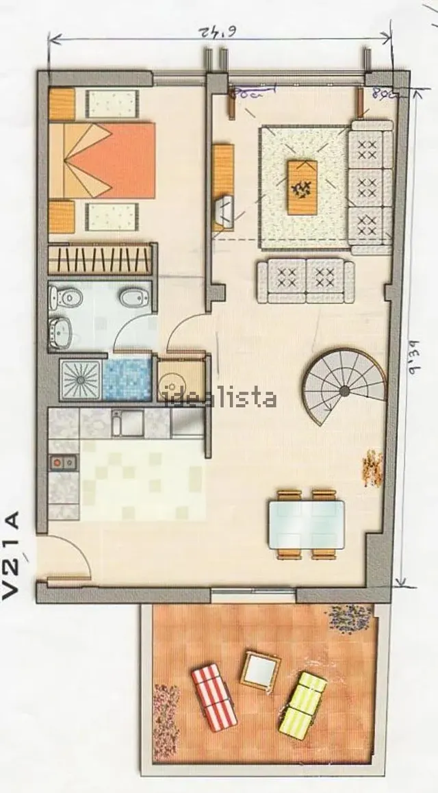 Alquiler de dúplex 2+2, El Pilar — 37