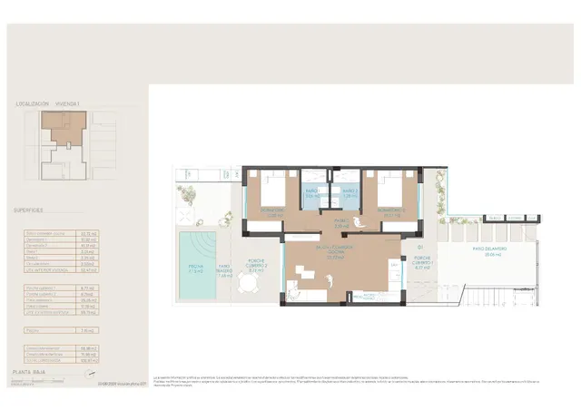 Bungalows de nueva construcción exclusivos con piscina privada en San Pedro del Pinatar — 9