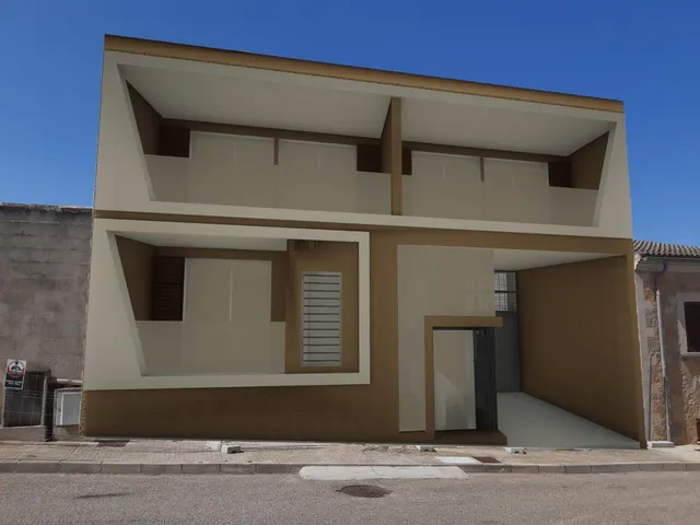 Edificio de obra nueva con piscina  y plaza de parking en Muro — 47