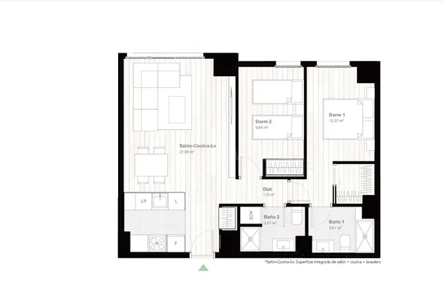 Vivienda céntrica. A estrenar. — 5