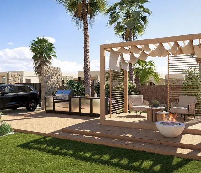 Villas contemporáneas de una sola planta en Altaona Golf Resort Murcia — 12