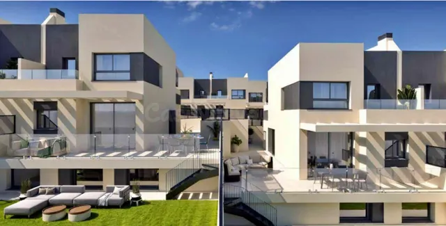Conjunto residencial con vistas al mar – 3 plantas, sótano y