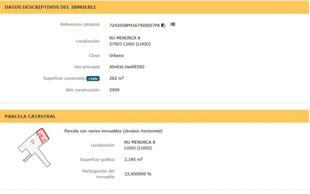 Parcela Urbana en venta en Lugo - foto 3