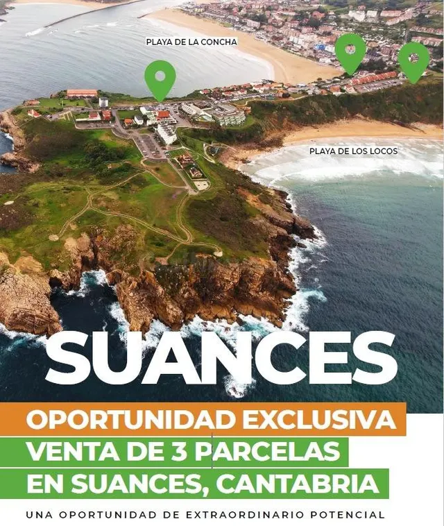 VENTA CONJUNTA DE 3 PARCELAS EN SUANCES