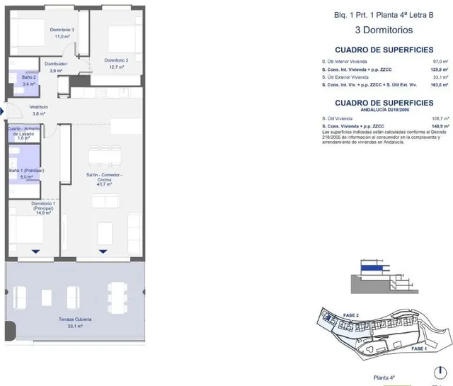 Apartamento 3 habitaciones 143m² en venta - Costa del sol — 13