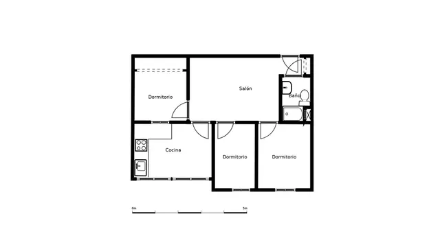 Apartamento 3 habitaciones 42m² en venta - La Florida — 24