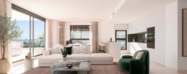 Ático de 3 dormitorios, 2 baños con vistas al mar. Estepona - foto 3