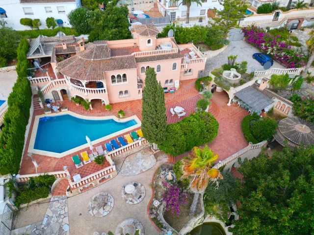 ✓Amplia Villa con Vistas al Mar, Piscina y apartamentos en Benissa, Costa Blanca. — 9