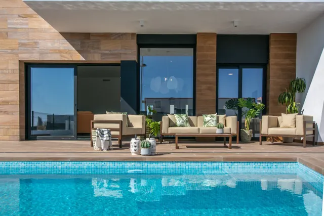 Villas con piscina y sótano en Finestrat — 25