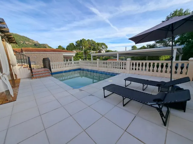 Chalet con piscina, vistas impresionantes y parcela de 1.600 m2 en la barraca d’aigües vives — 4