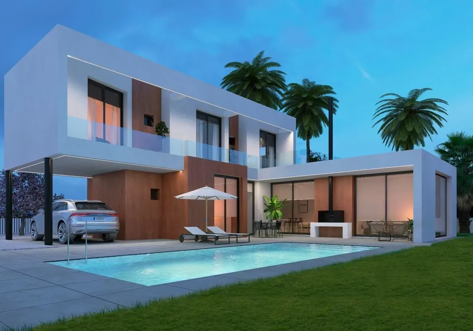 Villa moderna de nueva construcción en Calpe a 600 m de la playa