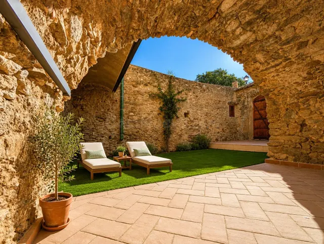 Casa de piedra con vistas panorámicas en Palau-saverdera - foto 2