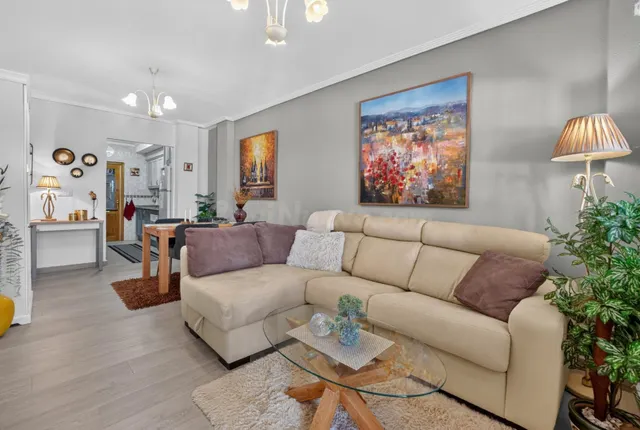 Villas Don Sancho V – Coqueto apartamento en planta baja con jardín, terrazas y piscina comunitaria. 2 dormitorios — 2