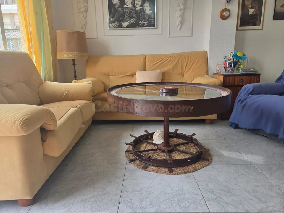 Piso de 150 m2, 4 dormitorios y garaje a un minuto de la playa