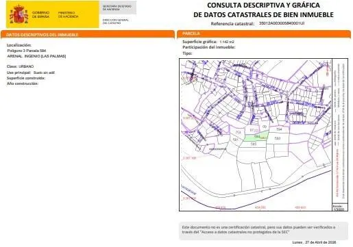 Solar en venta de 1136,68 m2 en Carrizal - foto 2
