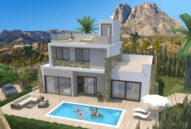VILLAS MODERNAS NUEVAS DE 1 PLANTA EN BALCON DE FINESTRAT !!! — 17